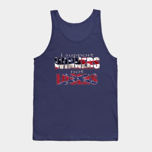 I Support Winners not Losers USA Flag Tank Top